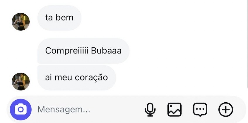 Mensagem de aluna 9